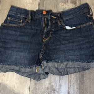 Old navy dark jean shorts